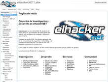 Tablet Screenshot of labs.elhacker.net